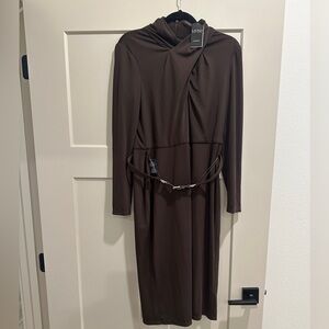 NWT Ralph Lauren Chocolate Long Sleeve Dress